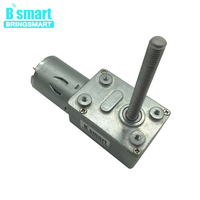 BringSmart SRY-370 M6 6mm * 50mm arbre fileté moteur DC24V 6 tr/min à 210 tr/min autobloquant 12v Dc moteur à engrenage à vis sans fin