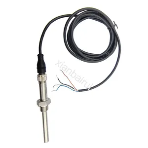 Sensor de temperatura Pt100 RTD 3 hilos 4 hilos M13 rosca 0-150C compresor de aire de temperatura del compresor de aire de 1/2 pulgadas