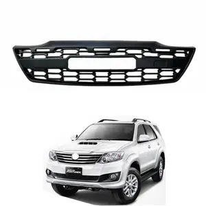 4WD Accessories Plastic GR Front bumper Grille Fortuner body kits Front Grille with LED light For Fortuner 2012-2014