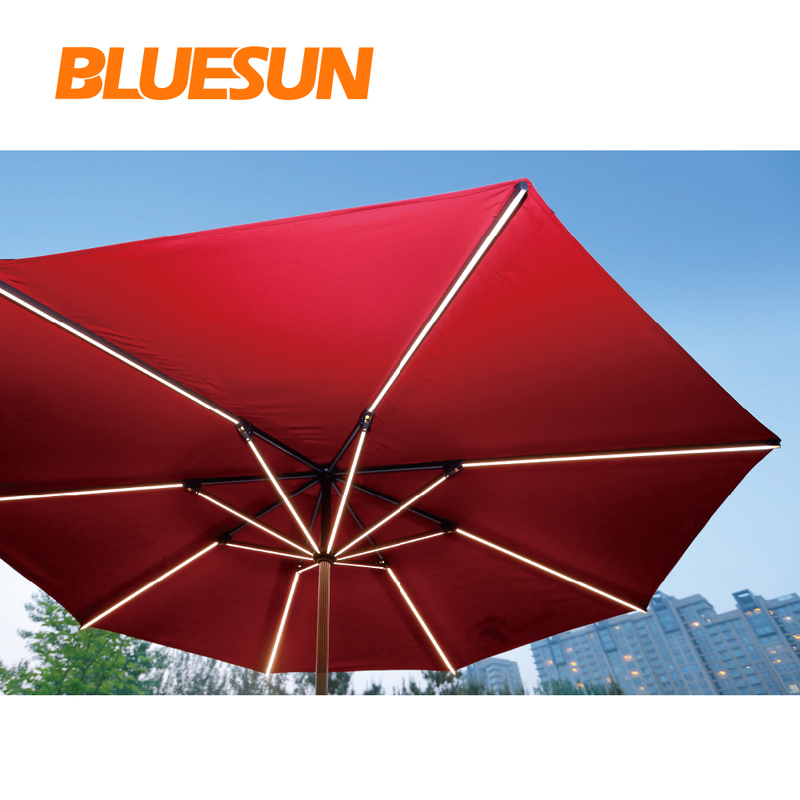 Bluesun Umbrella with Panel Solar Outdoor