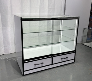 Vetrina in Vetro <span class=keywords><strong>per</strong></span> Gioielli con Illuminazione LED da 48 Pollici, Impermeabile, in MDF, con Cassetto <span class=keywords><strong>per</strong></span> Negozi al Dettaglio - Product Image 3