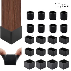 Capuchons <span class=keywords><strong>de</strong></span> pieds <span class=keywords><strong>de</strong></span> <span class=keywords><strong>chaise</strong></span> carrés en silicone antidérapants pour pieds <span class=keywords><strong>de</strong></span> table, cache-poussière pour chaussettes, coussinets <span class=keywords><strong>de</strong></span> protection <span class=keywords><strong>de</strong></span> sol, bouchons <span class=keywords><strong>de</strong></span> tuyau, pieds <span class=keywords><strong>de</strong></span> nivellement <span class=keywords><strong>de</strong></span> meubles - Product Image 2