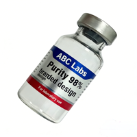 Etiqueta de Péptidos Impermeable para Frascos de Cosméticos, Adhesivo de Vinilo Personalizado, Envase de Polvo de Péptidos de 3 ml, 5 ml, 10 ml