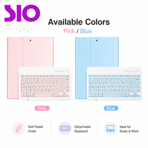 Étui Clavier Protecteur en Cuir PU Sans Fil avec <span class=keywords><strong>Coque</strong></span> Détachable et Support pour <span class=keywords><strong>iPad</strong></span> 10.2 (9e, 8e, 7e Génération), <span class=keywords><strong>Air</strong></span> 3, Pro 10.5 - Product Image 4