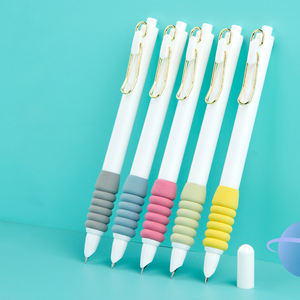 Bolígrafo de Plástico Ligero y Moderno, con Mecanismo de Clic, Agarre Suave, Borrable, Retráctil, para Caligrafía, para Estudiantes - Product Image 2