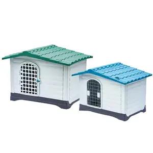 Large bed doghouse pet house large under the stairs plastic cool ultra luxury outdoor cardboard box house solid leisure push-up