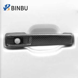 Pour Mercedes Benz classe G w463 w464 poignée externe en fibre de carbone poignée de porte G500 G63 <span class=keywords><strong>G55</strong></span> G350 AMG poignée en carbone sec - Product Image 3