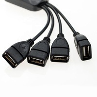 Câble répartiteur USB 2.0 à 4 ports, mâle vers femelle, type Y