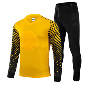 Envío gratis 2025 estilo deportes portero fútbol Jersey conjunto niños ropa de entrenamiento con nombre del equipo Top Shorts-Tailandia fútbol Jersey - Product Image 1