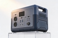 TD1200 1200W 1024Wh LiFePO4 Station-PD100W Generator Tenaga Surya 4 Soket AC MPPT Kompatibel Mobil Cadangan Darurat untuk Rumah Berkemah