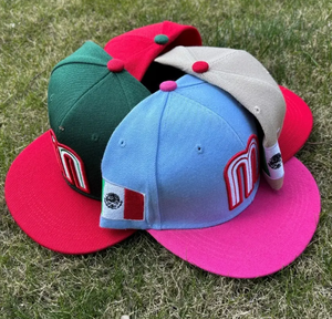 Vendita calda 100% berretto da Baseball in poliestere ricamato bandiera messicana e Hip Hop lettera <span class=keywords><strong>M</strong></span> per gli uomini e le donne - Product Image 5