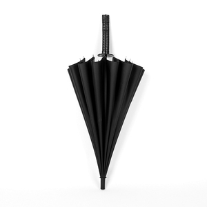 Haute qualité coupe-vent noir japonais samouraï <span class=keywords><strong>épée</strong></span> Katana conception Golf <span class=keywords><strong>parapluie</strong></span> <span class=keywords><strong>luxe</strong></span> Auto fonction droite pongé UV manuel - Product Image 4