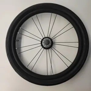 20-Inch Aluminium Fietswielset Snelwiel Grote Wielband Rolstoel Opvouwbare Reserveonderdelen Uitgeschakeld Snelontgrendeling Oem