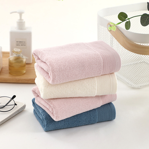 100% Cotton Woven Antimicrobial Soft Washed Towel <b>Set</b> Skin-friendly Luxury for Hotel Beach Bathroom Use - Product Image 2