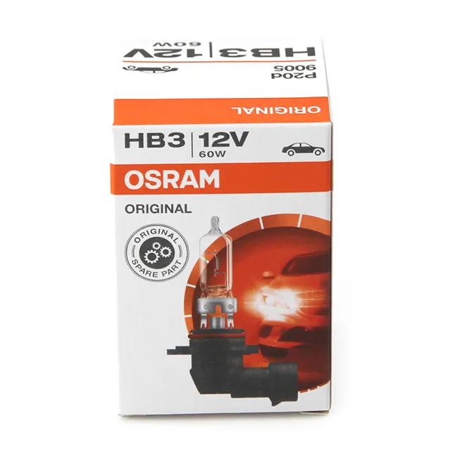 Osram HB3 9005 12 в 60 Вт, Сделано в США, фара E1, автомобильная лампа