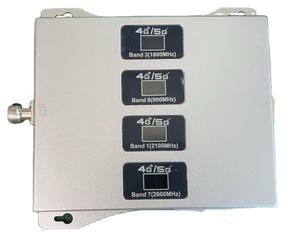 Répéteur de signal mobile quadri-bande fiable <span class=keywords><strong>3G</strong></span> 4G 5G (700/900/1800/2100) avec antennes et câbles - Product Image 3