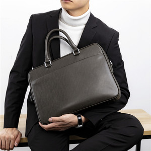 Véritable porte-documents en <span class=keywords><strong>cuir</strong></span> pour hommes, sac à bandoulière de bonne qualité Saffiano, mallette pour ordinateur portable, nouvelle collection 2021 - Product Image 6