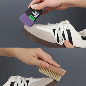 Kit de nettoyage pour bottes en daim et en nubuck, gomme à effacer pour baskets, ensemble de brosses de nettoyage pour chaussures - Product Image 3