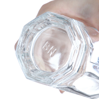 Botol Kaca Transparan Ukuran Kustom untuk Minuman Keras, Anggur, Whisky, Vodka, Tequila, Brandy dengan Tutup Gabus dan Siap Pakai untuk Reed Diffuser