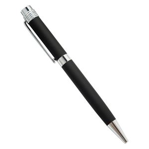High Quality Black Metal Twist Ballpoint <b>Pen</b> with Custom Logo Promotional Gift Printed for Business Office and Signature Writing - Product Image 1