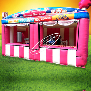 Soporte de concesión inflable portátil Carnival Treat Shop Tent Stand Booth Candy Popcorn Store para publicidad - Product Image 2