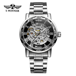 Achetez une montre et obtenez des lunettes de soleil gratuites pour montre automatique squelette mécanique - MOQ 1 pièce, livraison rapide et gratuite des États-Unis vers les États-Unis - Product Image 2