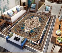 Nouveau tapis de sol confortable de grande taille pour salon, fabriqué à la machine, écologique, adapté aux animaux domestiques, décoration de la maison, tapis floral