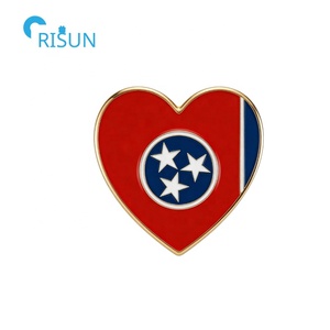 Aimant de réfrigérateur personnalisé, souvenir, carte de l'État du <span class=keywords><strong>Tennessee</strong></span>, drapeau américain, épingle à revers, badge, broche, épingle en émail personnalisée du <span class=keywords><strong>Tennessee</strong></span> - Product Image 2