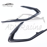 Panneau de porte intérieur en fibre de carbone véritable avec garniture chromée pour Chevrolet Camaro 6e génération 2016-2024