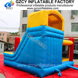 Vente chaude Nouvelle conception Château gonflable portable <span class=keywords><strong>pour</strong></span> enfants avec toboggan Utilisation commerciale Taille et couleur personnalisables - Product Image 2