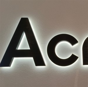 Insegna <span class=keywords><strong>con</strong></span> Logo Alfabetico 3D LED Personalizzabile per Edifici Commerciali, Negozi e <span class=keywords><strong>Aziende</strong></span> <span class=keywords><strong>con</strong></span> Retroilluminazione in Colori Personalizzati - Product Image 4