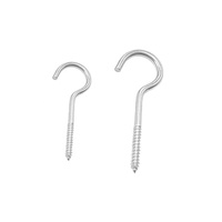 Ganchos de tornillo personalizables de acero con rosca de madera para iluminación de techo, estructuras de escenario, cercas exteriores, jardines y construcción.