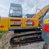 Excavator Bekas SANY SY305C SY305H SY305HS 30 Ton Hidrolik, Sany SY305H dengan Pompa Mesin Bersertifikasi CE