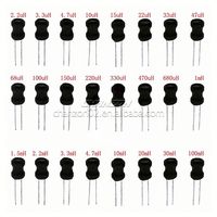 Inducteurs à anneau de couleur en gros Inducteur à noyau magnétique SMD Tambour Starter Filtrage Power Wind Coil Rod Inductance Kits Assortiment