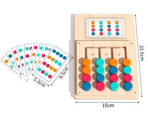 Trẻ em an toàn não trêu ghẹo đường chuyến đi hoạt động du lịch Đồ chơi logic Trò chơi trượt câu đố cho trẻ em - Product Image 3