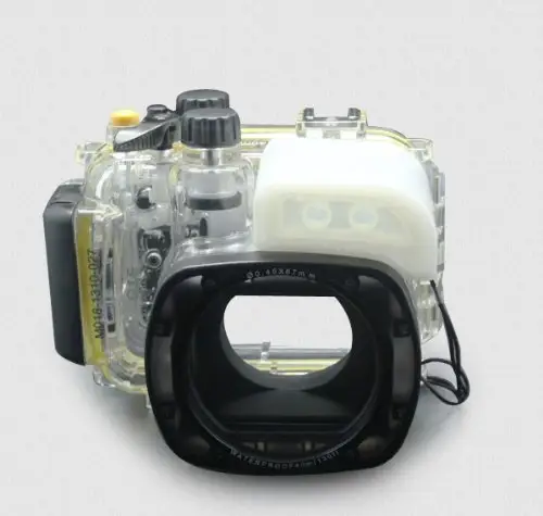 Mcoplus G16 40 M/130ft Tahan Air Underwater Housing Camera Case Tas untuk Canon G16 Kamera