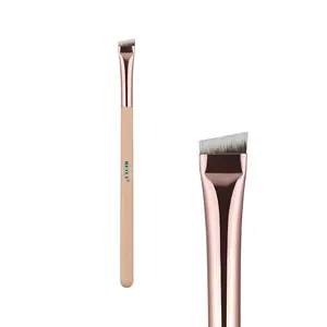 BEILI beliebteste rosa super ultradünne augenbrauen eyeliner make-up pinsel individualisierte winkelseitig augenbrauen-tönungspinsel eigenmarke