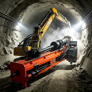 Mesin Pemisah Batu Hidrolik 2-in-1 yang Dipasang pada Excavator Berat untuk Konstruksi Pertambangan - Product Image 3
