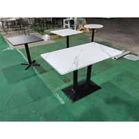 Table à manger moderne pour hôtel et restaurant en plein air Mobilier d'extérieur pour le jardin Table à manger pour l'extérieur