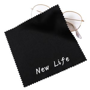 Chiffon de nettoyage pour lunettes en microfibre, écologique, avec logo personnalisé imprimé, pour lunettes de soleil, produits d'entretien des lunettes - Product Image 2