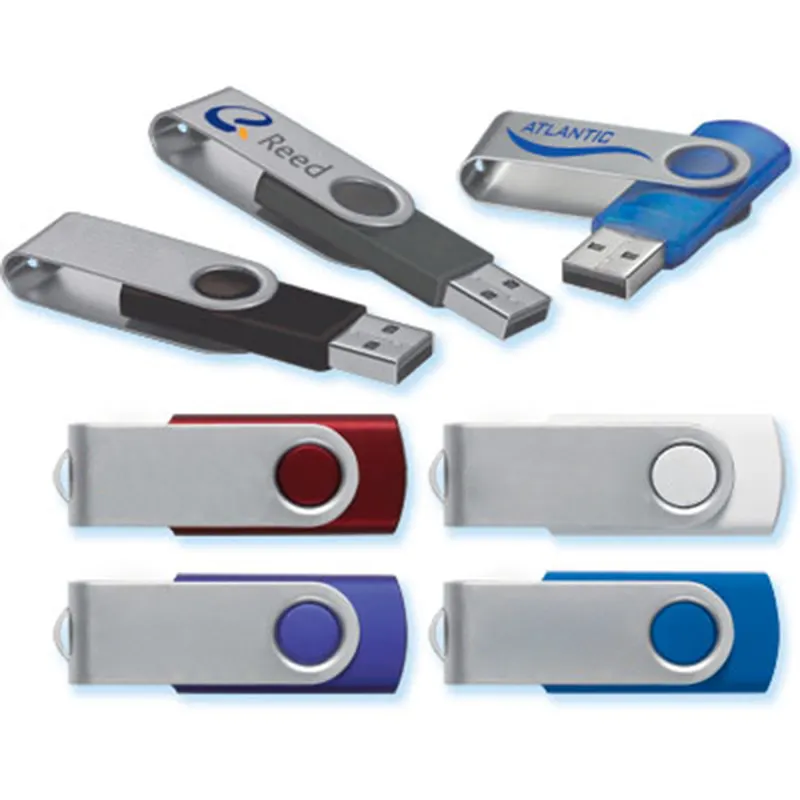 뜨거운 판매 트위스터 usb 스틱 2gb 4gb 16gb 메모리 카드 무료 사용자 정의 로고 USB 플래시 드라이브