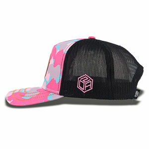 Gorra Trucker Deportiva de Cuero Personalizada con Logotipo de 5 Paneles para Mujer, Marca Tcap China - Product Image 3