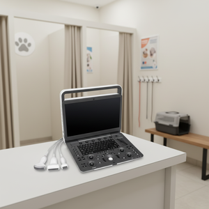 Ecógrafo Portátil Blanco y Negro SonoScape E1 para Obstetricia y Ginecología, Disponible en Stock - Product Image 1