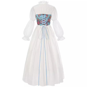 Abito rinascimentale Cosplay abiti da <span class=keywords><strong>donna</strong></span> medievale vestito da pirata vittoriano <span class=keywords><strong>Costume</strong></span> da <span class=keywords><strong>strega</strong></span> fata - Product Image 2