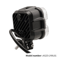 Faro Ausiliario LED da 4 Pollici 65W per Jeep, Camion, Fuoristrada 4x4, SUV, ATV, Costruzioni, Nautica, Miniere, Trattori, Fattorie