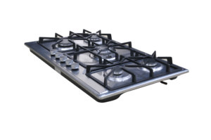 <span class=keywords><strong>Piano</strong></span> <span class=keywords><strong>Cottura</strong></span> a Gas <span class=keywords><strong>Incasso</strong></span> in Acciaio Inossidabile di Alta Qualità con Vaschetta Smaltata, Alimentato a Batteria per Hotel, Tipo GPL - Product Image 6
