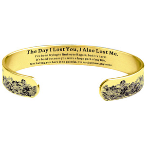 jewelry simple bracelet men's jewelry DIY stainless steel open bracelet women's retro accessories wholesale - Product Image 3