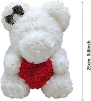 Ours en peluche rose AYOYO OEM 2026, rose A/B 25 cm, ours en peluche rose pour la Saint-Valentin et Halloween pour petite amie