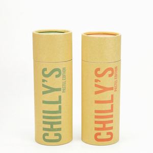 Custom <b>Empty</b> Cylindrical Cardboard Cylinder Round <b>Box</b> Paper Tube Packaging <b>Box</b> - Product Image 1