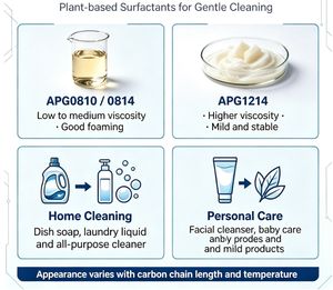 Suministro de fábrica DK APG1200 Lauril Glucósido Líquido CAS 110615-47-9 para materia prima cosmética - Product Image 3